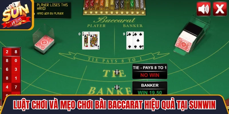 Hướng Dẫn Luật Và Mẹo Chơi Bài Baccarat Chuẩn Trên SUNWIN 2 Sunwin Luật chơi và mẹo chơi bài Baccarat hiệu quả tại SUNWIN